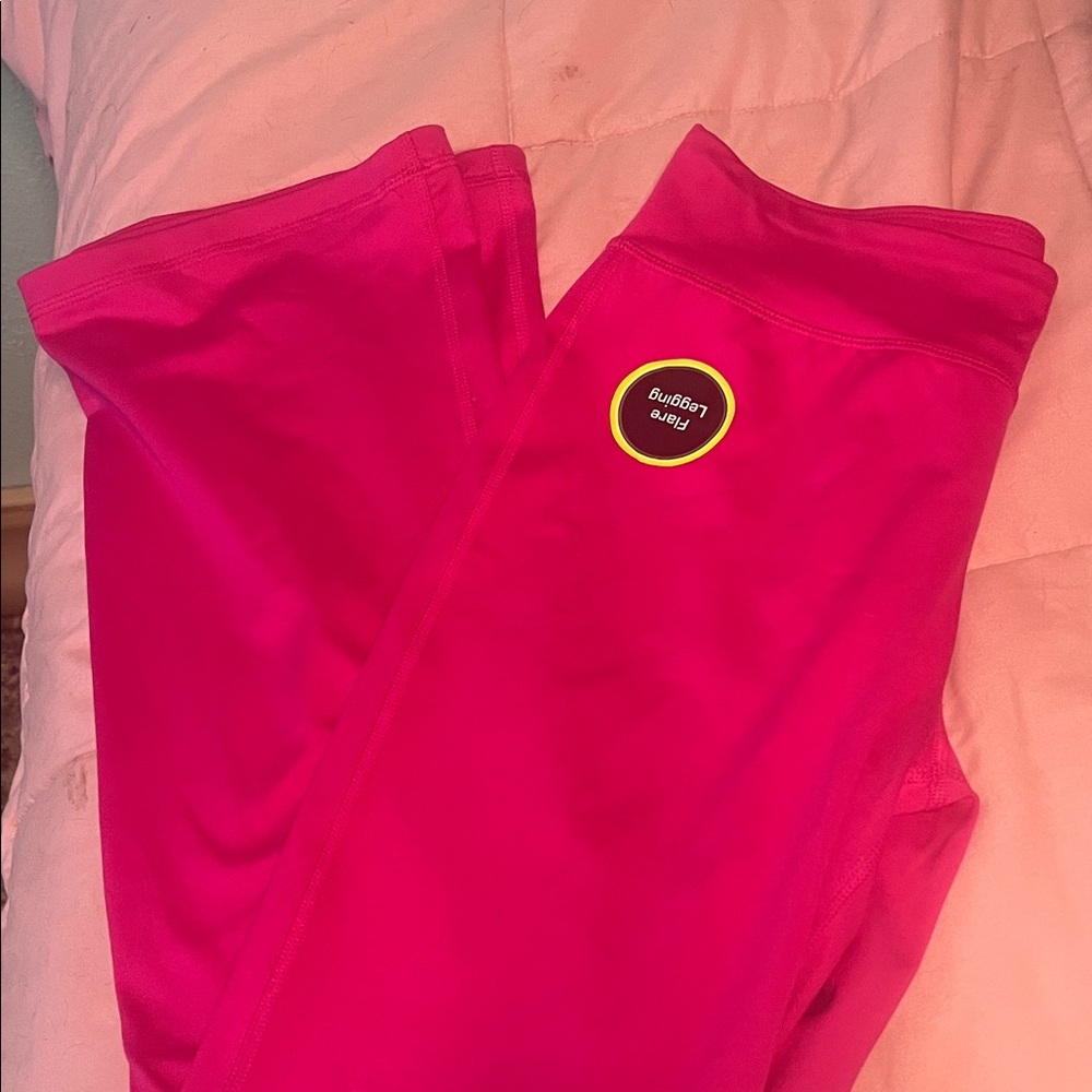 Athletic Works Bright Pink Kids Leggings